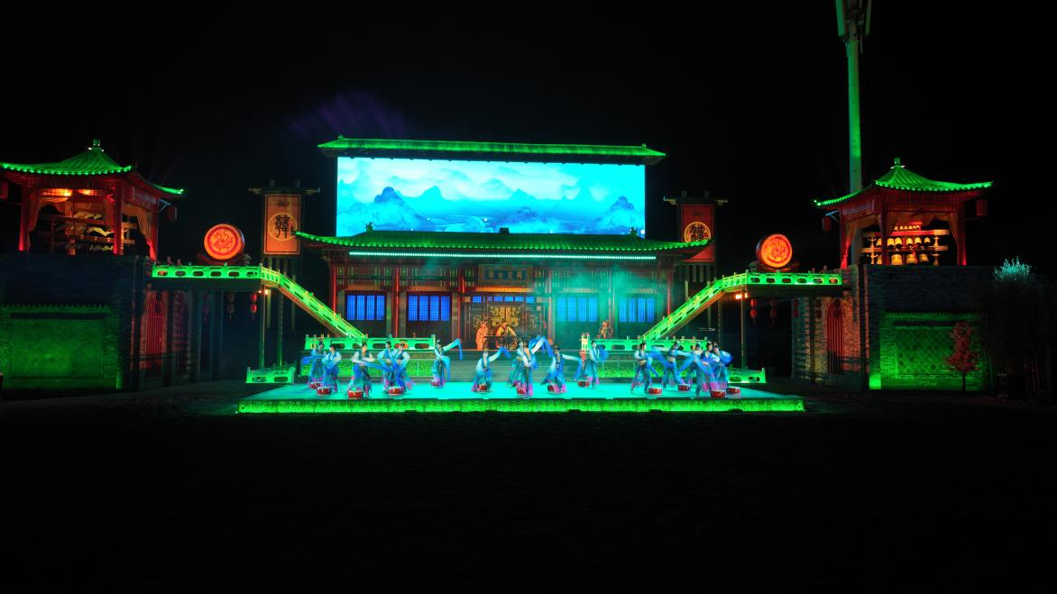 石家庄市鹿泉区龙泉古镇：古韵醉龙泉 越夜越精彩_fororder_图片2