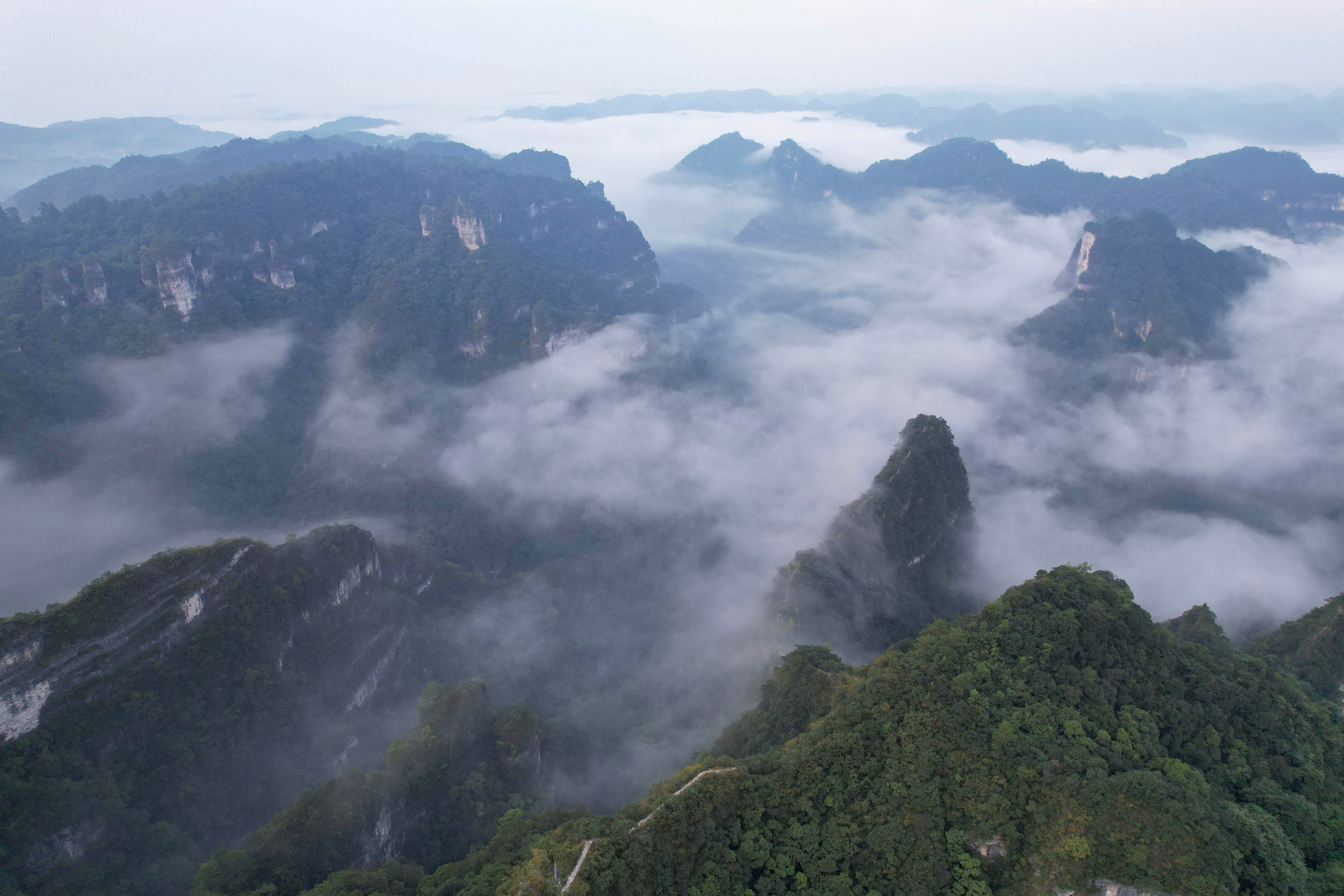 黔东南施秉：水墨云山 风景如画