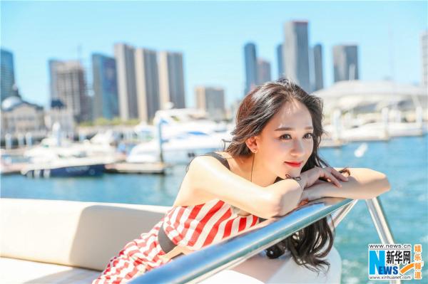 陳喬恩時尚大片 “風一樣的女子”清新可人