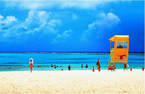 沙尘暴漫卷中国北方 “洗肺天堂”塞班有直航