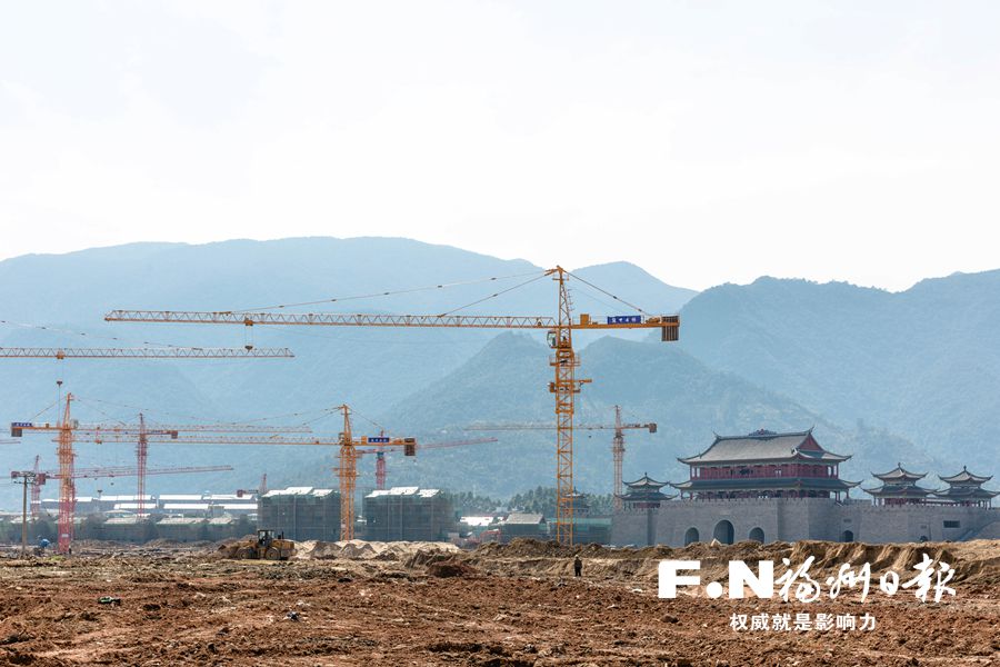 闽越水镇项目累计交地近九成 一期2019年6月开街