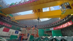 海南核電“玲龍一號”全球首堆環吊具備可用條件
