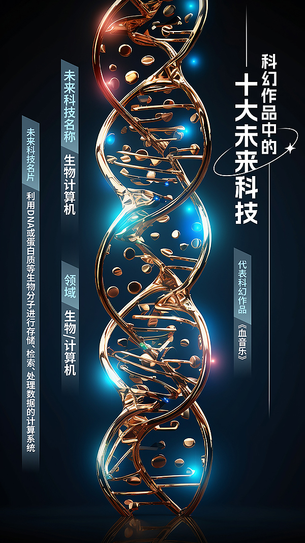 “科幻作品中的十大未来科技”正式发布 太空电梯最受大众期待_fororder_生物计算机--供图-2023年成都世界科幻大会组委会