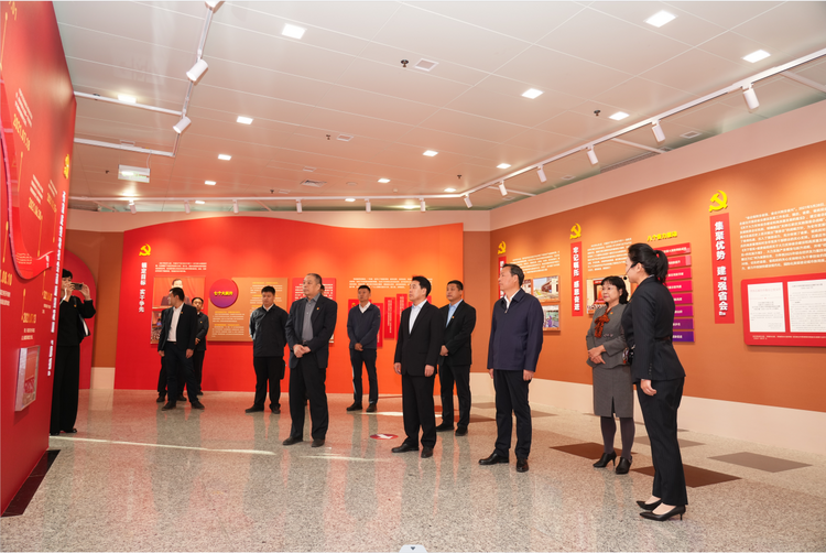 石家庄市六跃升六展示党建引领示范成果展开幕