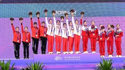 中国队获亚运会体操女团13连冠