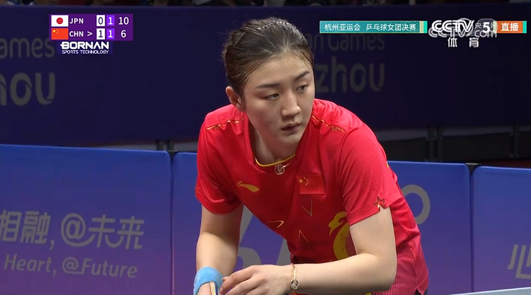 中国队战胜日本队夺得杭州亚运会女乒团体金牌