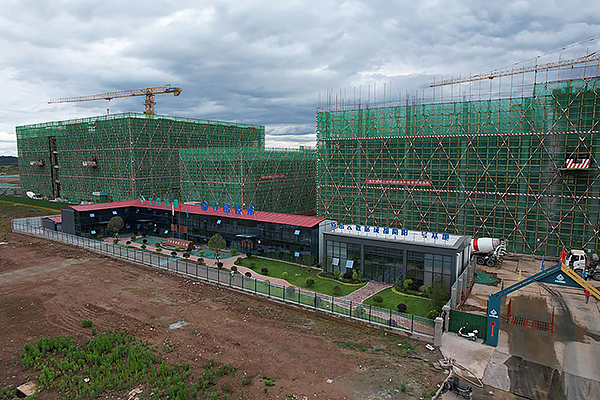 简阳：项目建设进度条刷新中_fororder_立昂云项目加快建设-供图-简阳市融媒体中心