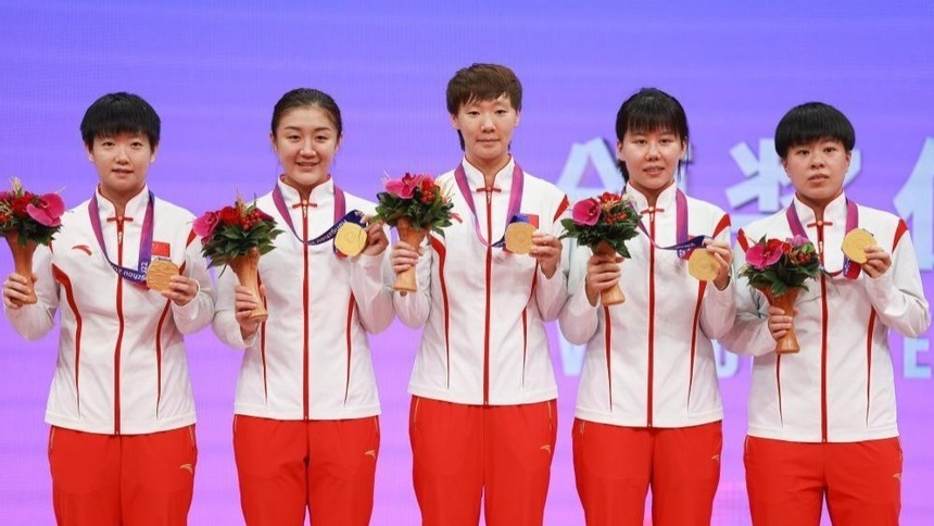 乒乓球——女子团体：中国队夺冠