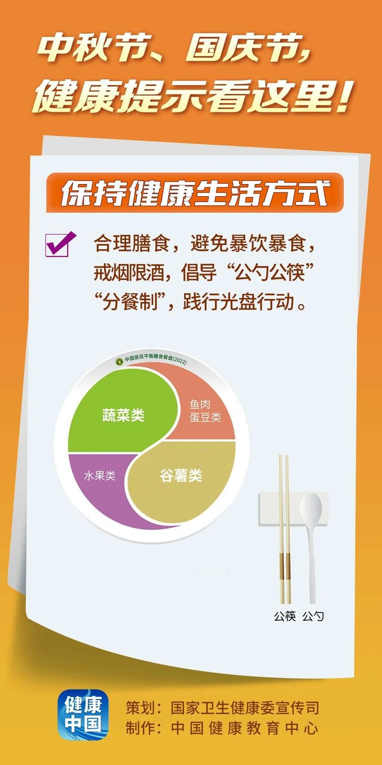 怎样过好“双节”假期 这份健康提示为你指路→
