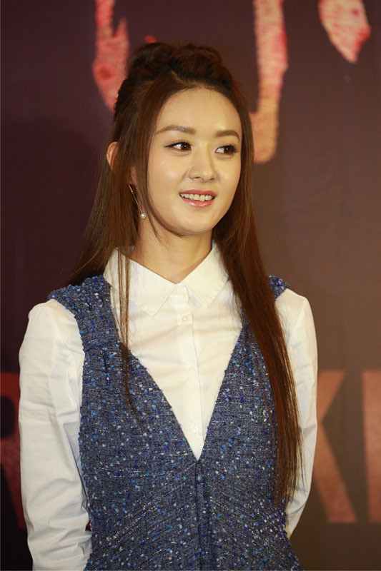 《胭脂》趙麗穎拒絕傻白甜 和陸毅演吻戲很享受