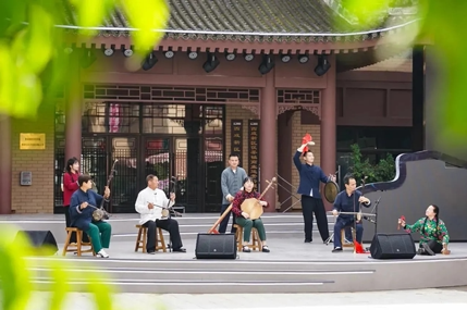 喝茯茶 慶雙節 西鹹新區茯茶鎮景區精彩紛呈_fororder_5