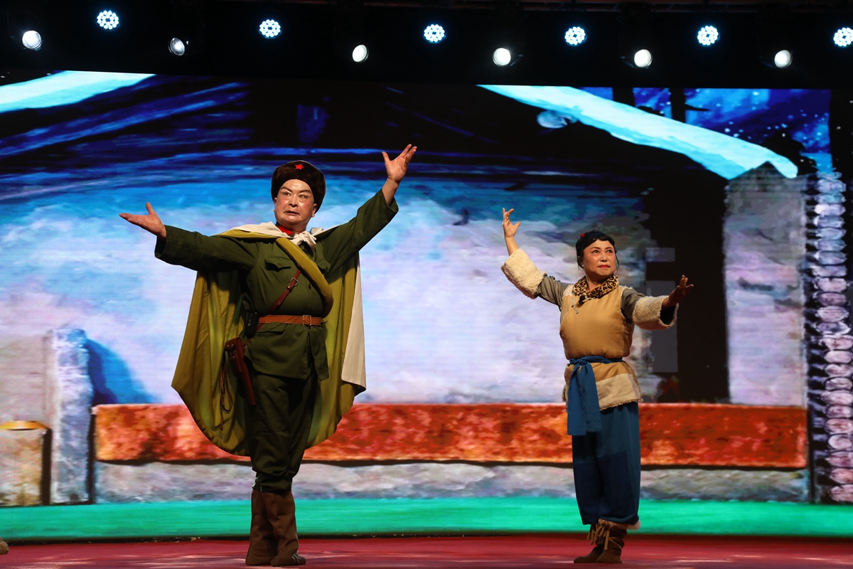 图片默认标题_fororder_现代京剧《深山问苦》 摄影 张丽娟