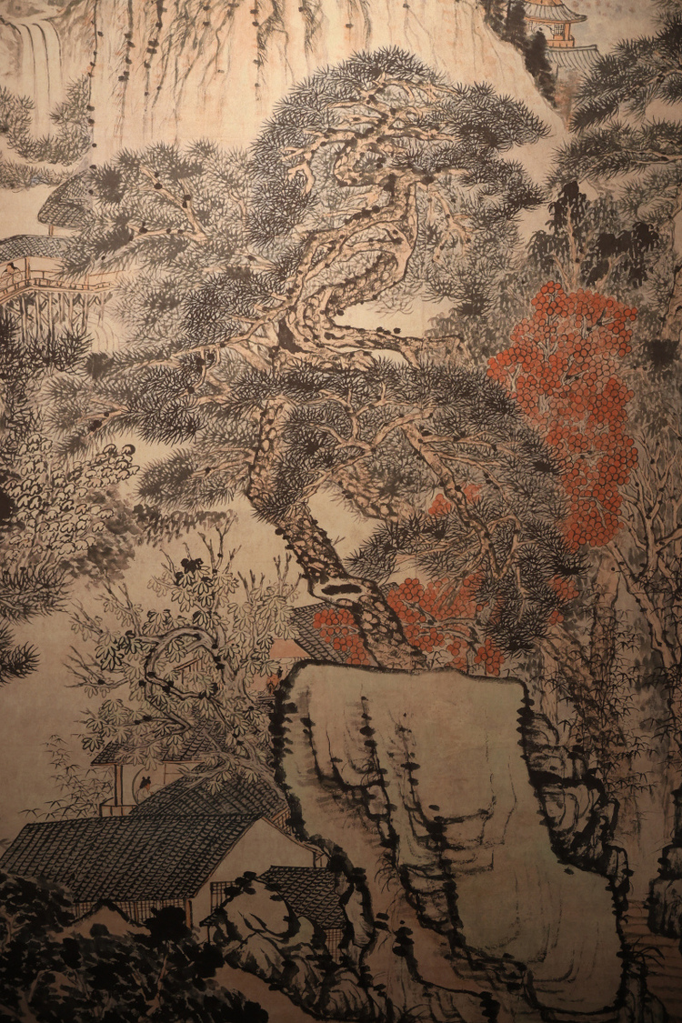 首页>要闻清石涛《游华阳山图》(局部),上海博物馆藏.资料图片.