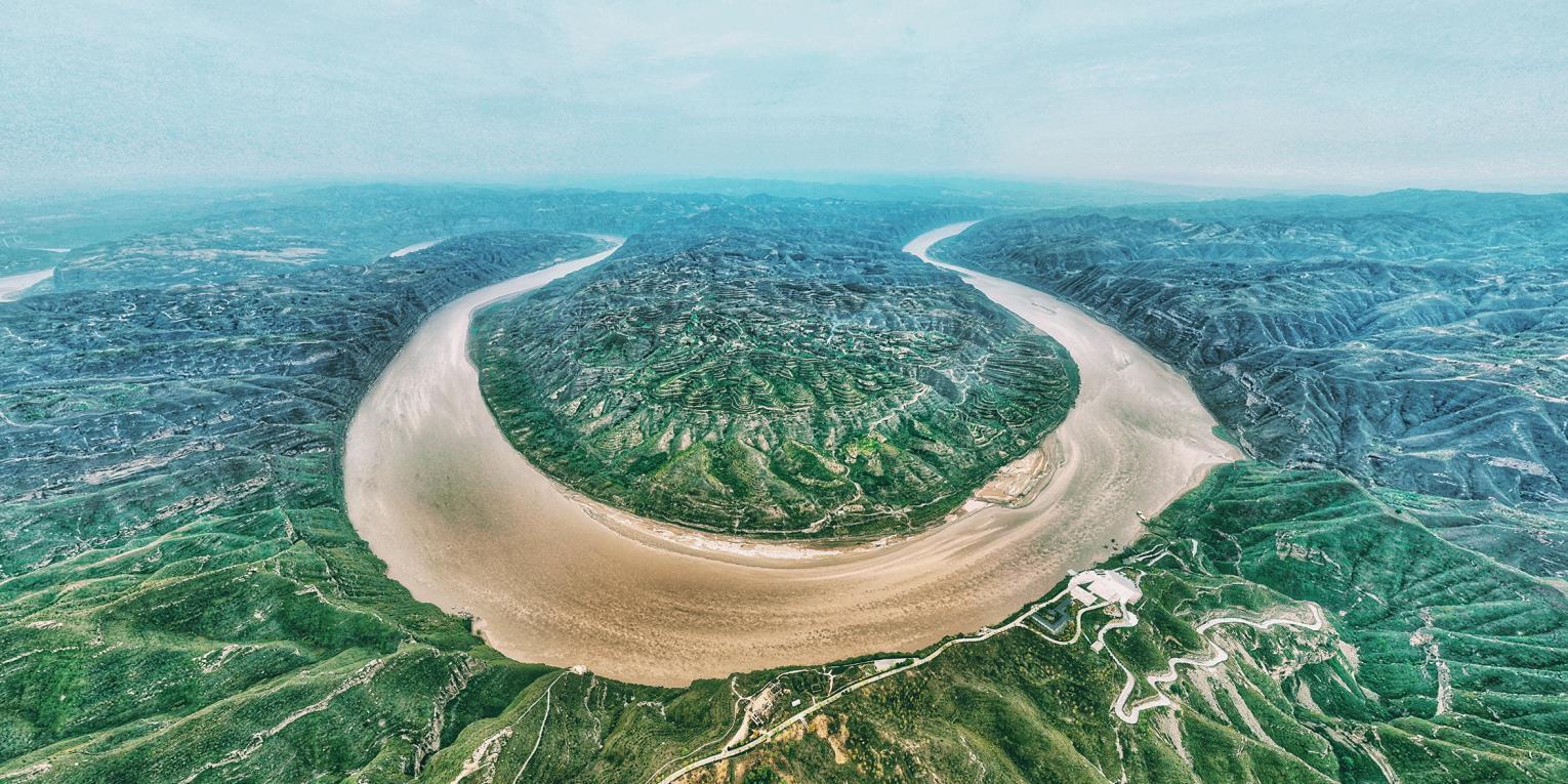 黄河太极湾，怎一个美字了得！