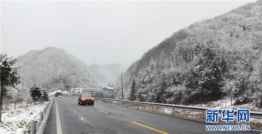 【大美荆楚·灵秀湖北】【焦点图】【神农架】湖北神农架降下“清明雪”