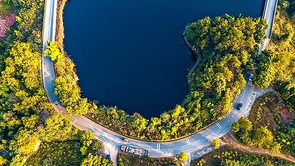 眉山仁寿：水上盆景 绿意盎然