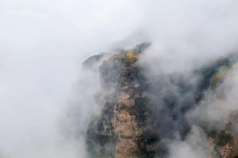 【原创】太行大峡谷_fororder_云雾缭绕的太行山