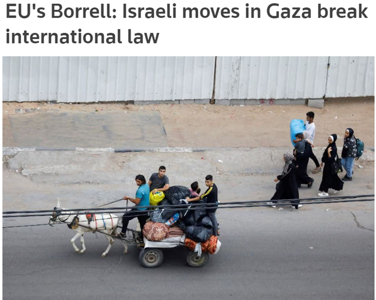 加沙地带人道主义危机日益严重 欧盟作出这样的表态