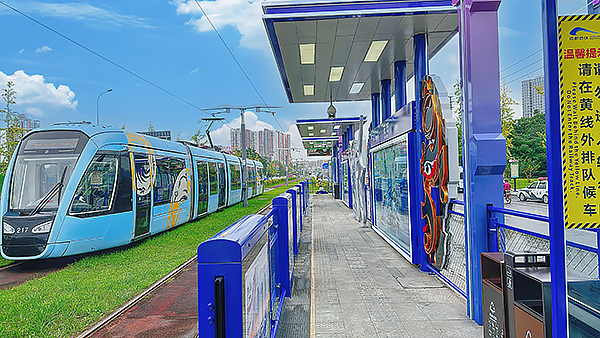 2023成都世界科幻大会主题车站亮相_fororder_花石站-供图-成都轨道集团