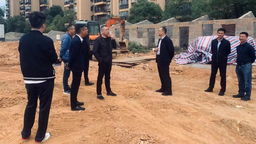 东华理工大学校长徐景坤深入学校重点建设项目施工现场调研指导工作