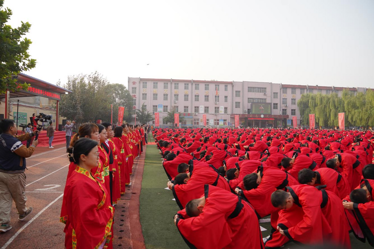 正定县第六中学举行癸卯秋季祭孔拜师典礼_fororder_图片3