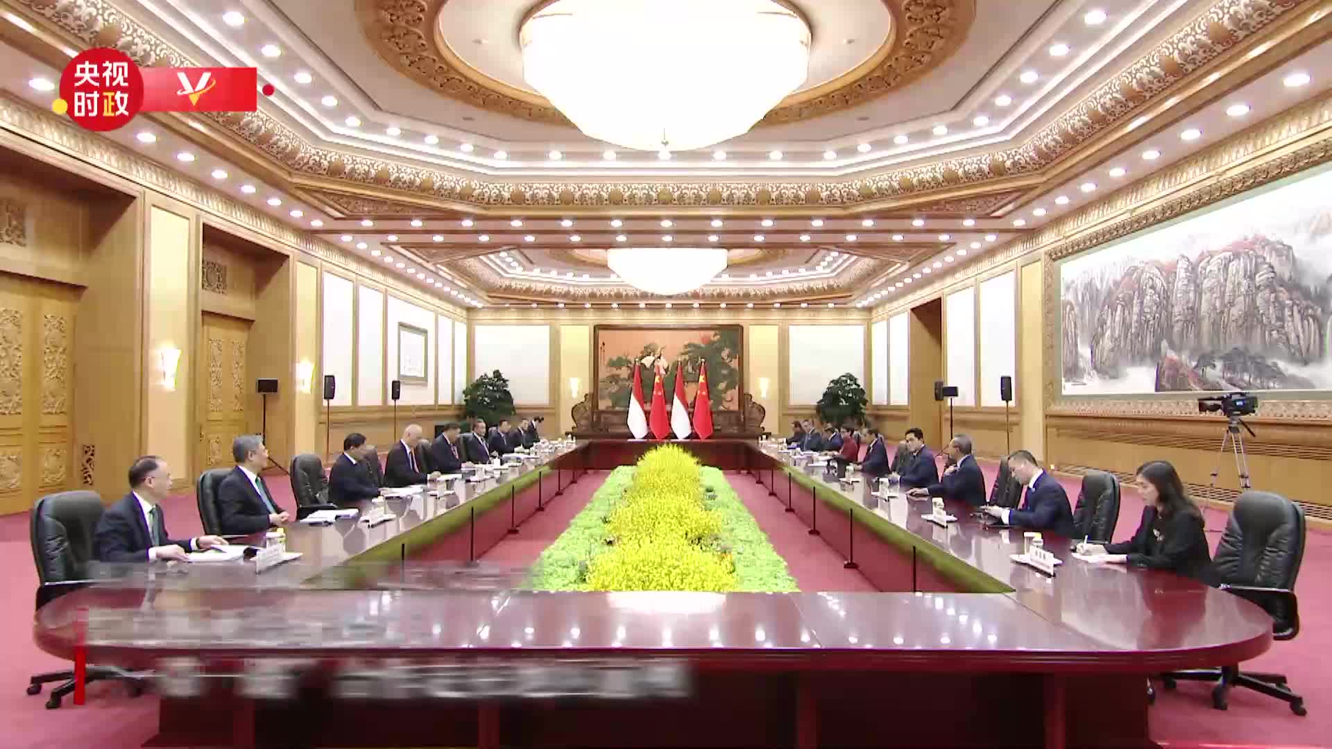 独家视频丨习近平同印度尼西亚总统会谈中印尼共建一带一路合作走在