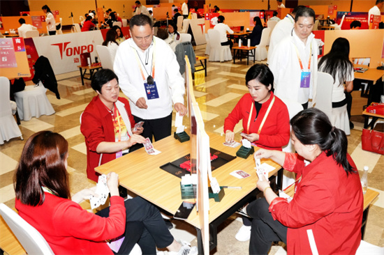 第五屆全國智運會表演項目摜牌（摜蛋）比賽在淮安舉行_fororder_圖片2