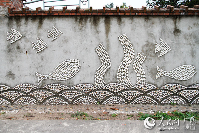 圖片默認標題_fororder_竹山村裏的用貝殼裝飾的圍墻_副本