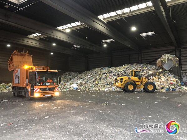 塑料垃圾被收集、汇总