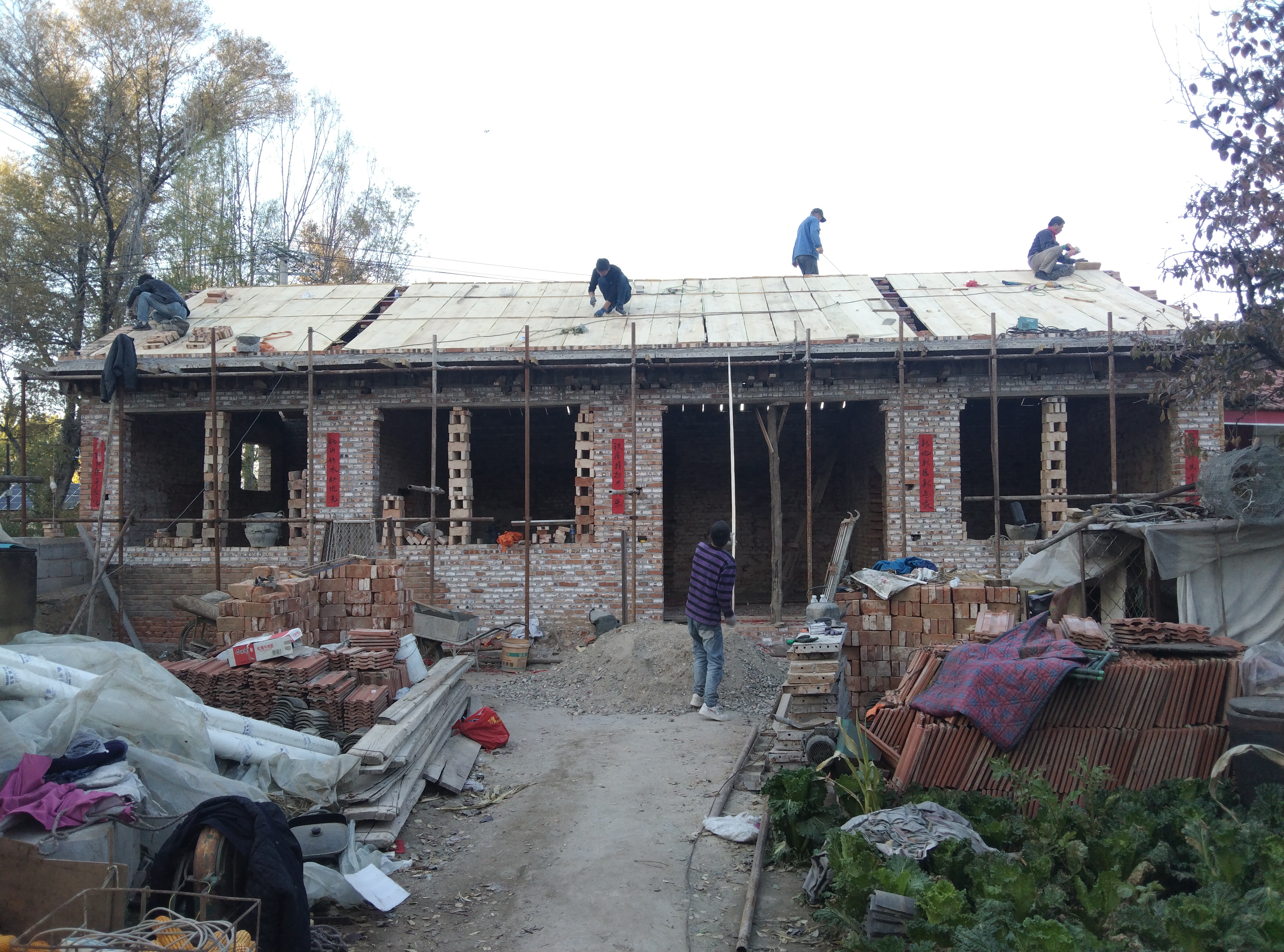 河北涞源：灾后农房恢复重建工作正在紧张有序进行_fororder_2