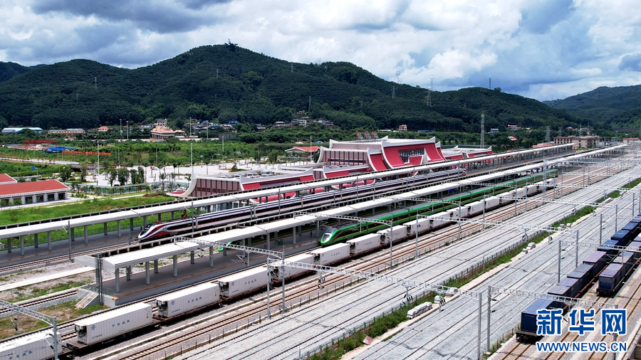 聚焦高品質發展|中老鐵路持續“上新” 黃金通道跑出“加速度”_fororder_6