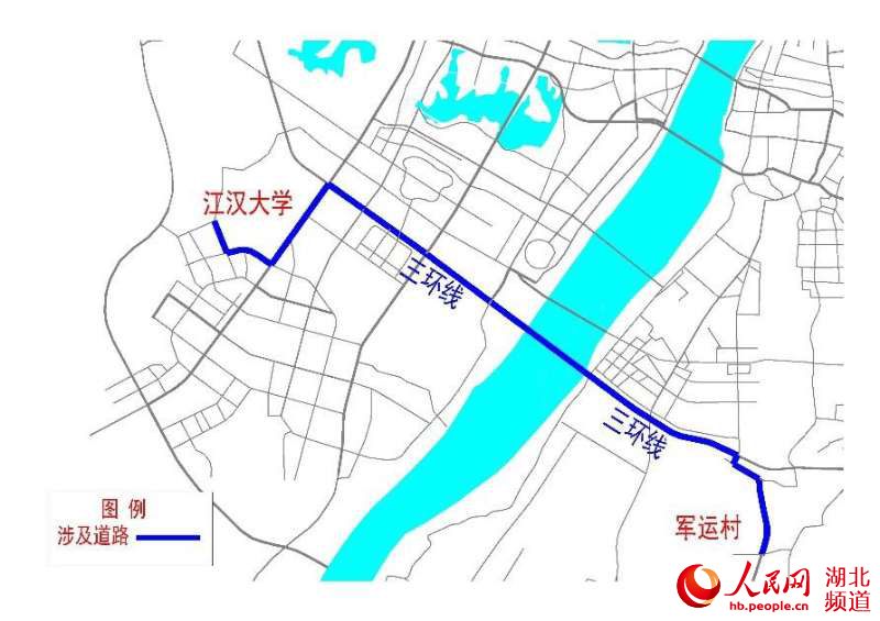 军运会火炬传递10月16日进行 武汉这些路段交通管制