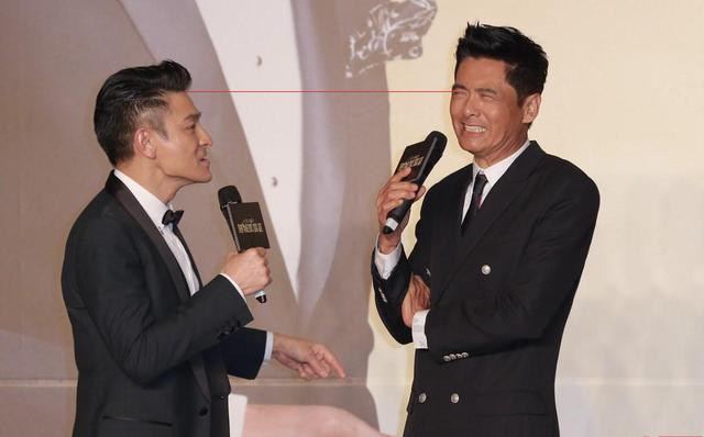 180黃曉明182周潤發與華仔同臺,誰的身高是個謊言?