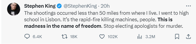 【世界说】缅因州枪击案“入选”美国十大最致命枪击事件 美媒：“我们不需要祈祷 我们需要远离枪暴！”