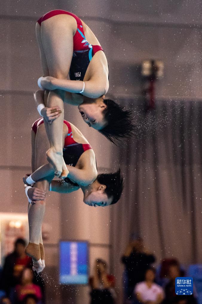 跳水——全国锦标赛：全红婵/陈芋汐女子双人10米台夺冠