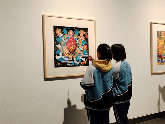 （供稿）贵州水城农民画作品展在贵阳开展_fororder_微信图片_20231102092646