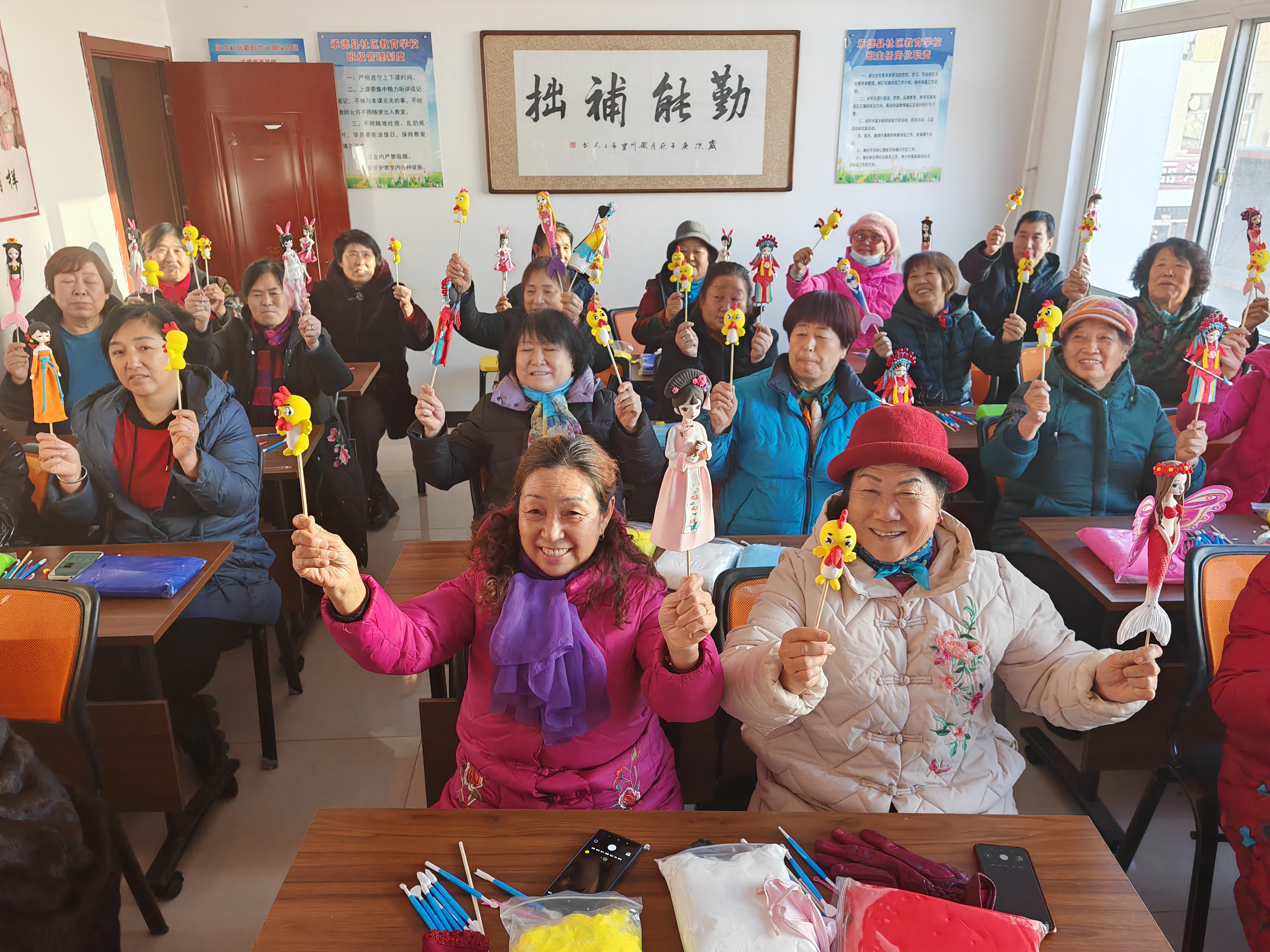 河北承德县：公益课堂走进新时代文明实践站_fororder_图三：学员学习成果展示。刘峥 摄 