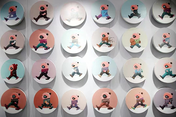 太酷炫啦!“熊貓回家”新國風藝術巡展(雅安站)震撼來襲_fororder_展覽的熊貓藝術作品-供圖-雅安市委宣傳部