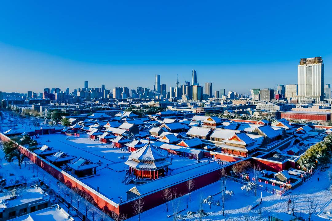 白雪红墙，赏沈阳故宫静谧之美