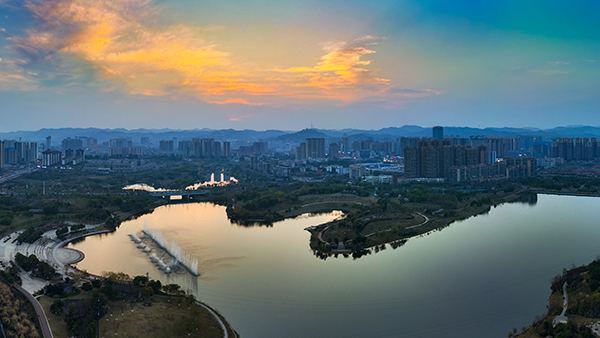 眉山仁寿：加快民生项目建设 持续增进民生福祉_fororder_仁寿城市湿地公园--摄影-李继军