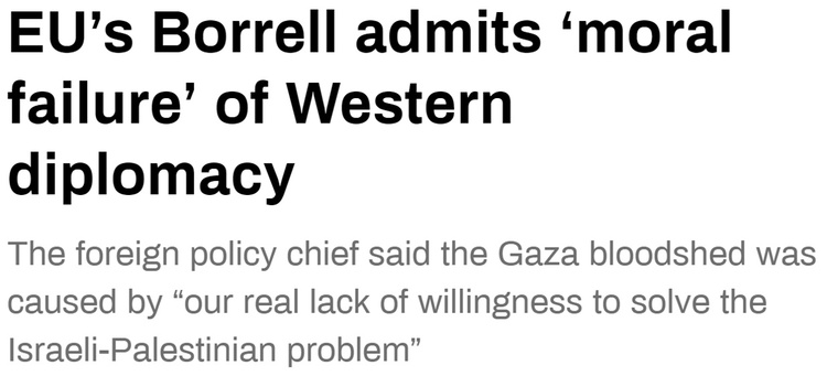 巴以打到今天，西方难逃“道德清算”