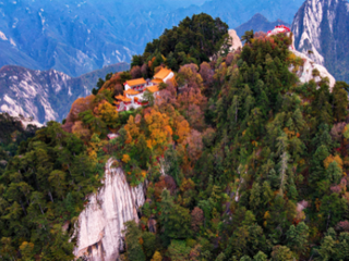 Shaanxi Weinan: Autumn Forests in Rich Colors
