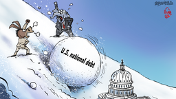 【Editorial Cartoon】Debt Snowball