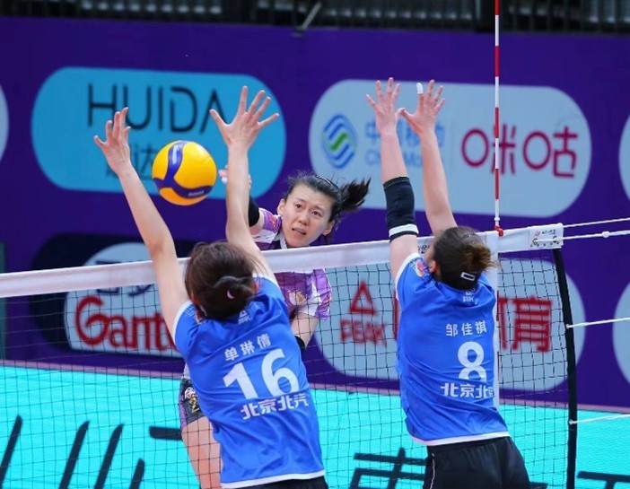 天津渤海银行女排客场胜北京 收获三连胜_fororder_图片2