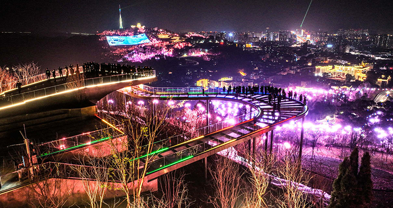 眉山仁寿：公园城市的日与夜_fororder_仁寿夜景-供图-仁寿县委宣传部