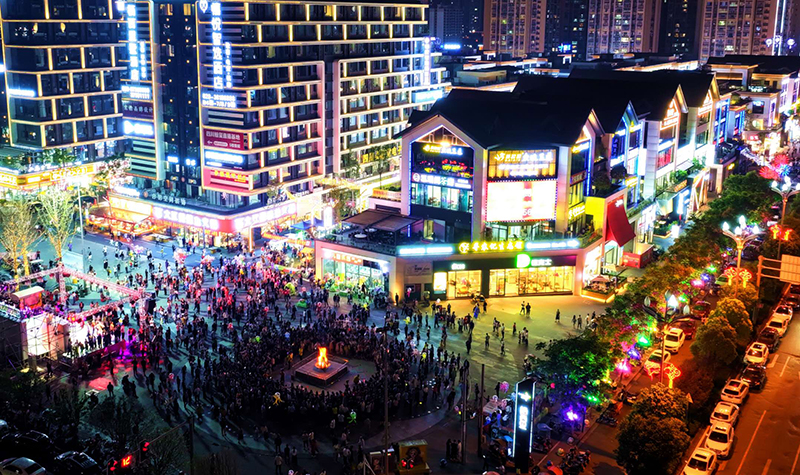 眉山仁寿：公园城市的日与夜_fororder_仁寿夜经济-供图-仁寿县委宣传部