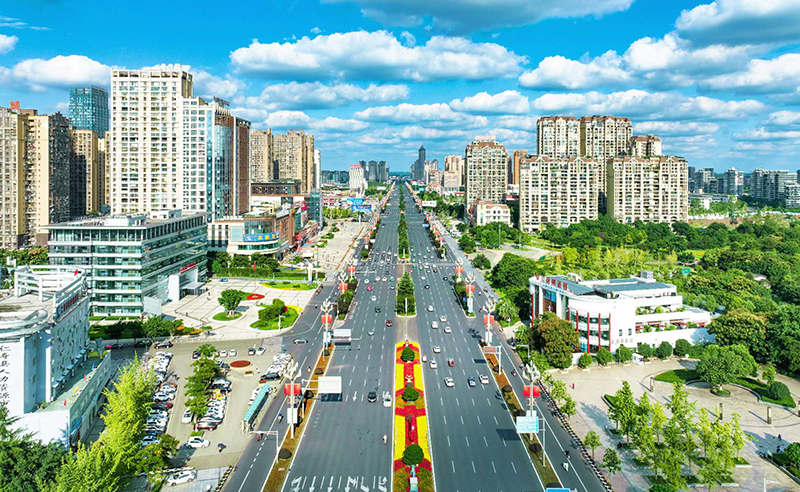 眉山仁寿：公园城市的日与夜_fororder_仁寿大道-供图-仁寿县委宣传部