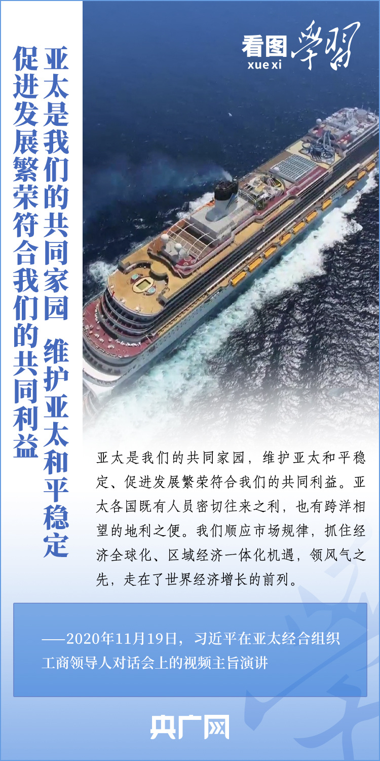 看圖學習丨共同構建開放包容、創新增長、互聯互通、合作共贏的亞太命運共同體