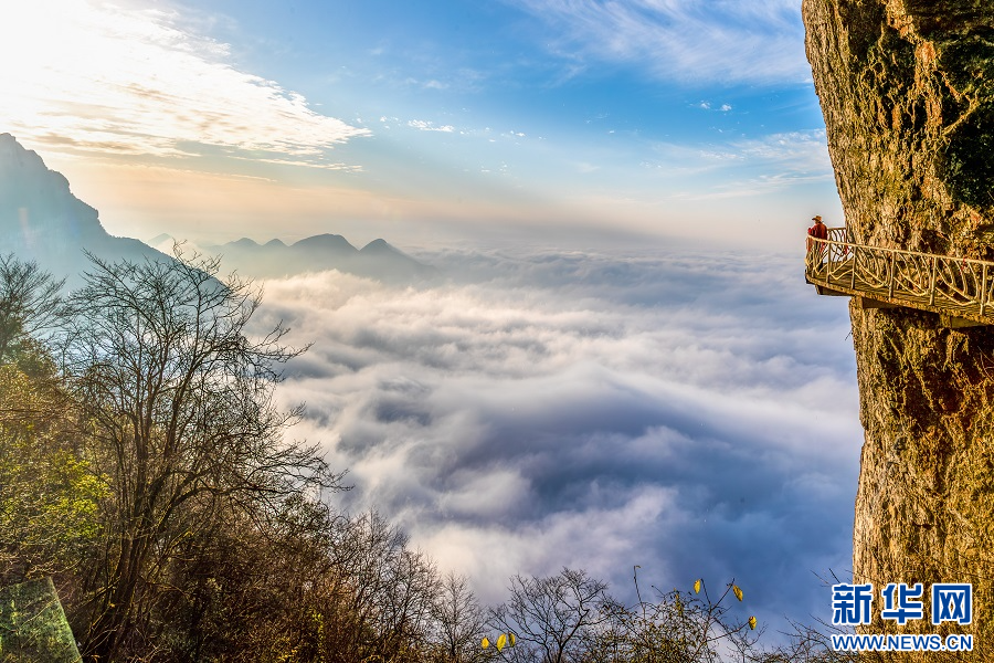 重庆南川：金佛山冬日云海