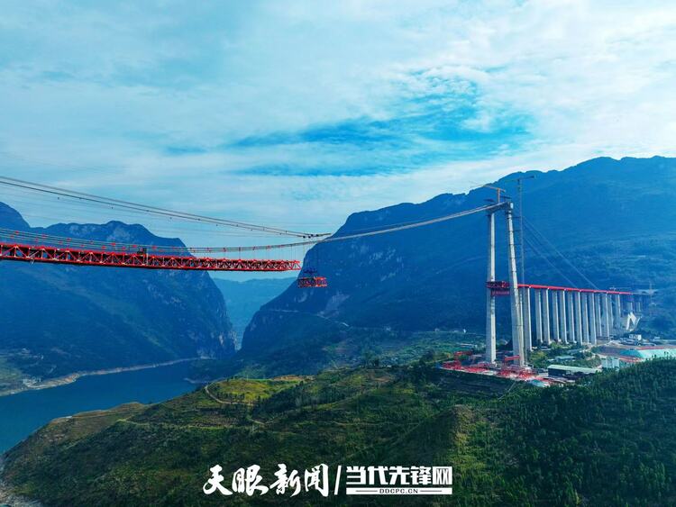 雲端架橋！牂牁江大橋總體施工進度完成94%